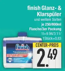 E-Center finish Glanz- & Klarspüler Angebot