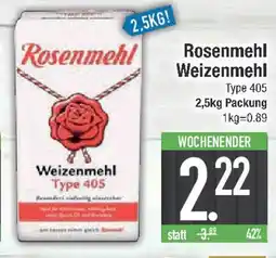 E-Center Rosenmehl Weizenmehl Angebot