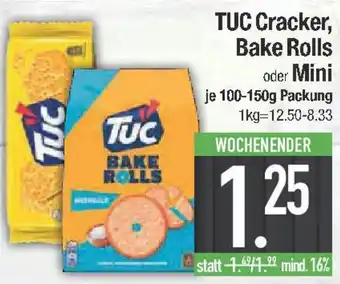 E-Center TUC Cracker, Bake Rolls oder Mini Angebot