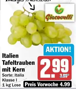 HIT Italien Tafeltrauben mit Kern Angebot