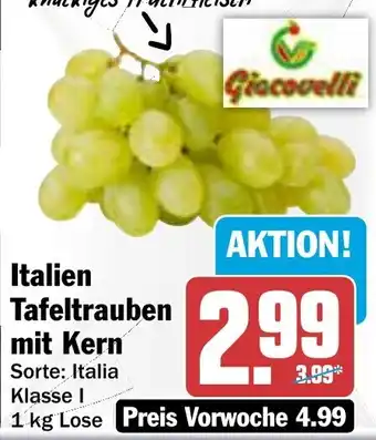 HIT Italien Tafeltrauben mit Kern Angebot