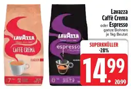 Edeka Lavazza Caffè Crema oder Espresso Angebot
