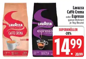 Edeka Lavazza Caffè Crema oder Espresso Angebot