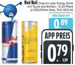 Edeka Red Bull Organics oder Energy Drink Angebot