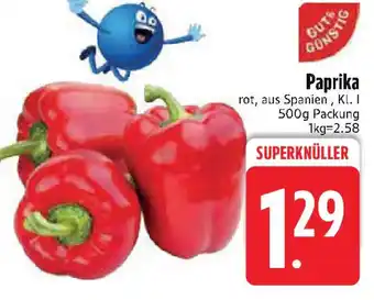 Edeka GUT&GUNSTIG Paprika Angebot