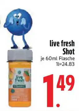 Edeka live fresh Shot Angebot