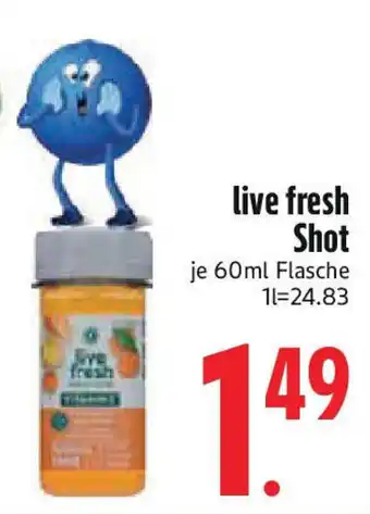 Edeka live fresh Shot Angebot