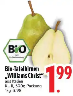 Edeka Bio-Tafelbirnen „Williams Christ" Angebot