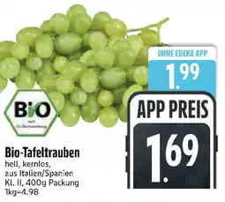 Edeka Bio-Tafeltrauben Angebot