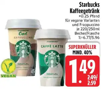Edeka Starbucks Kaffeegetränk Angebot