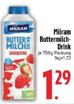 Edeka Milram Buttermilch- Drink Angebot
