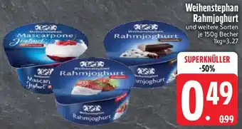 Edeka Weihenstephan Rahmjoghurt Angebot