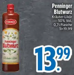 Edeka Penninger Blutwurz Angebot