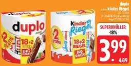 Edeka duplo oder kinder Riegel Angebot
