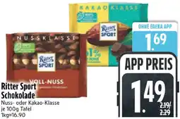 Edeka Ritter Sport Schokolade Angebot