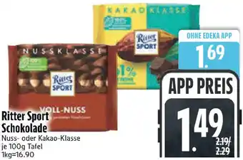 Edeka Ritter Sport Schokolade Angebot