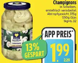 Edeka EDEKA Herzstücke Champignons Angebot