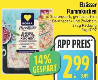 Edeka EDEKA Herzstücke Elsässer Flammkuchen Angebot