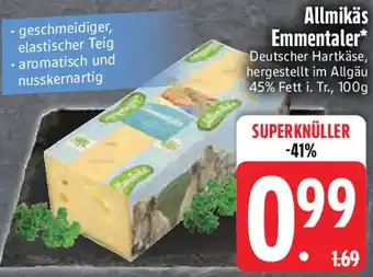 Edeka Allmikäs Emmentaler Angebot