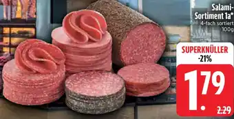 Edeka Salami Sortiment 1a Angebot