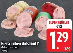 Edeka Bierschinken-Aufschnitt Angebot