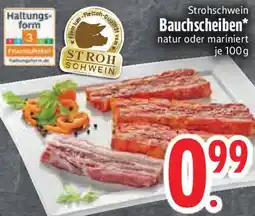 Edeka Strohschwein Bauchscheiben Angebot