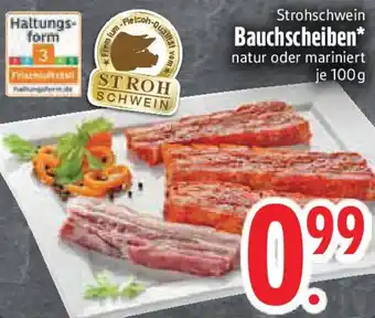 Edeka Strohschwein Bauchscheiben Angebot