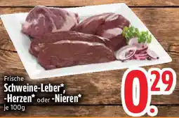 Edeka Schweine-Leber, Herzen oder Nieren Angebot