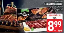 Edeka Wiesbauer Sous vide Spareribs Angebot