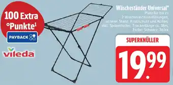 Edeka Vileda Wäscheständer Universal Angebot
