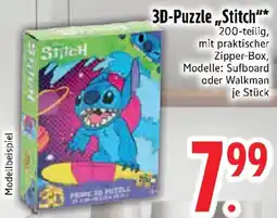 Edeka 3D-Puzzle Stitch Angebot