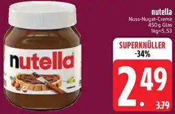 Edeka Nutella nuss-nugat-creme Angebot