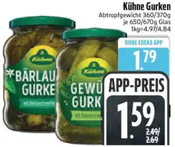 Edeka Kühne Gurken Angebot