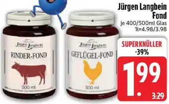 Edeka Jürgen Langbein Fond Angebot
