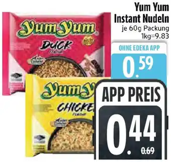 Edeka Yum Yum Instant Nudeln Angebot