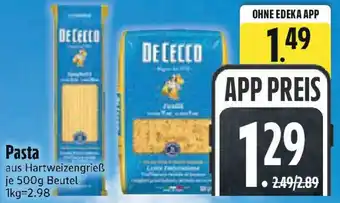 Edeka DE CECCO Pasta Angebot