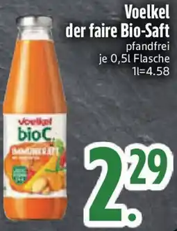 Edeka Voelkel der faire Bio-Saft Angebot