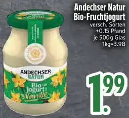Edeka Andechser Natur Bio-Fruchtjogurt Angebot