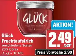 HIT Glück Fruchtaufstrich Angebot