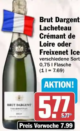 HIT Brut Dargent, Lacheteau Crémant de Loire oder Freixenet Ice Angebot
