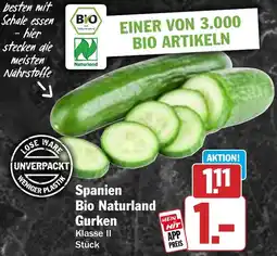 HIT Spanien Bio Naturland Gurken Angebot