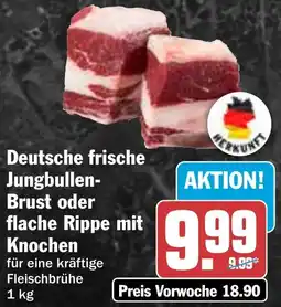 HIT Deutsche frische Jungbullen Brust oder flache Rippe mit Knochen Angebot