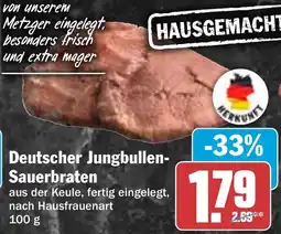 HIT Deutscher Jungbullen Sauerbraten Angebot