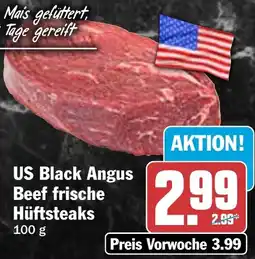 HIT US Black Angus Beef frische Hüftsteaks Angebot