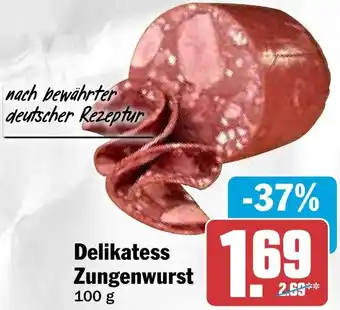 HIT Delikatess Zungenwurst Angebot