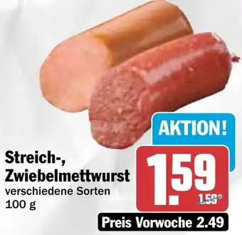 HIT Streich-, Zwiebelmettwurst Angebot