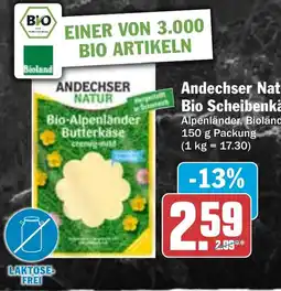 HIT Andechser Natur Bio Scheibenkäse Angebot