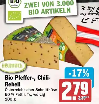 HIT Bio Pfeffer-, Chili Rebell Angebot