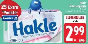 Edeka Hakle Toilettenpapier Angebot