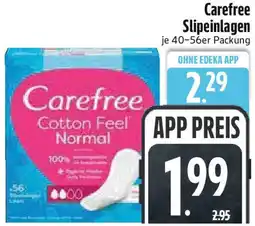 Edeka Carefree Slipeinlagen Angebot
